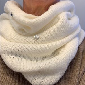 Scarf and Hat set with bling.